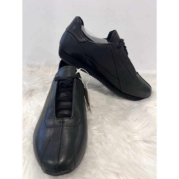 Zara Men Leather Sneakers X SR_A Black Causal Lace Up Shoes Size US 9 EU 42 $159 - Picture 8 of 15